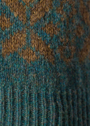 Fair Isle Vest in Army