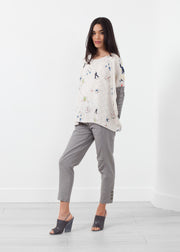 Long Sleeve Box Blouse